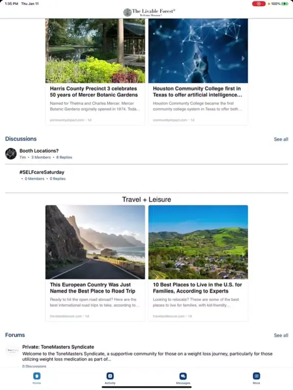 Houston's #1 Social Network iPad  Screenshots